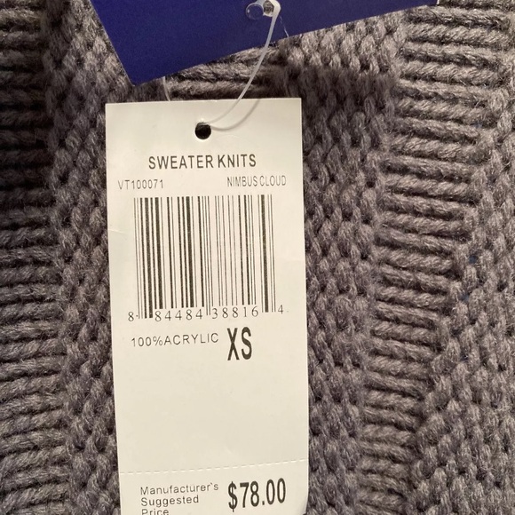 Cable Knit Sweater with Dolman Sleeve Women’s Size XS - Picture 5 of 5